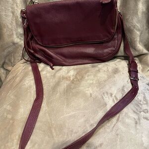 Roots burgundy Emma bag